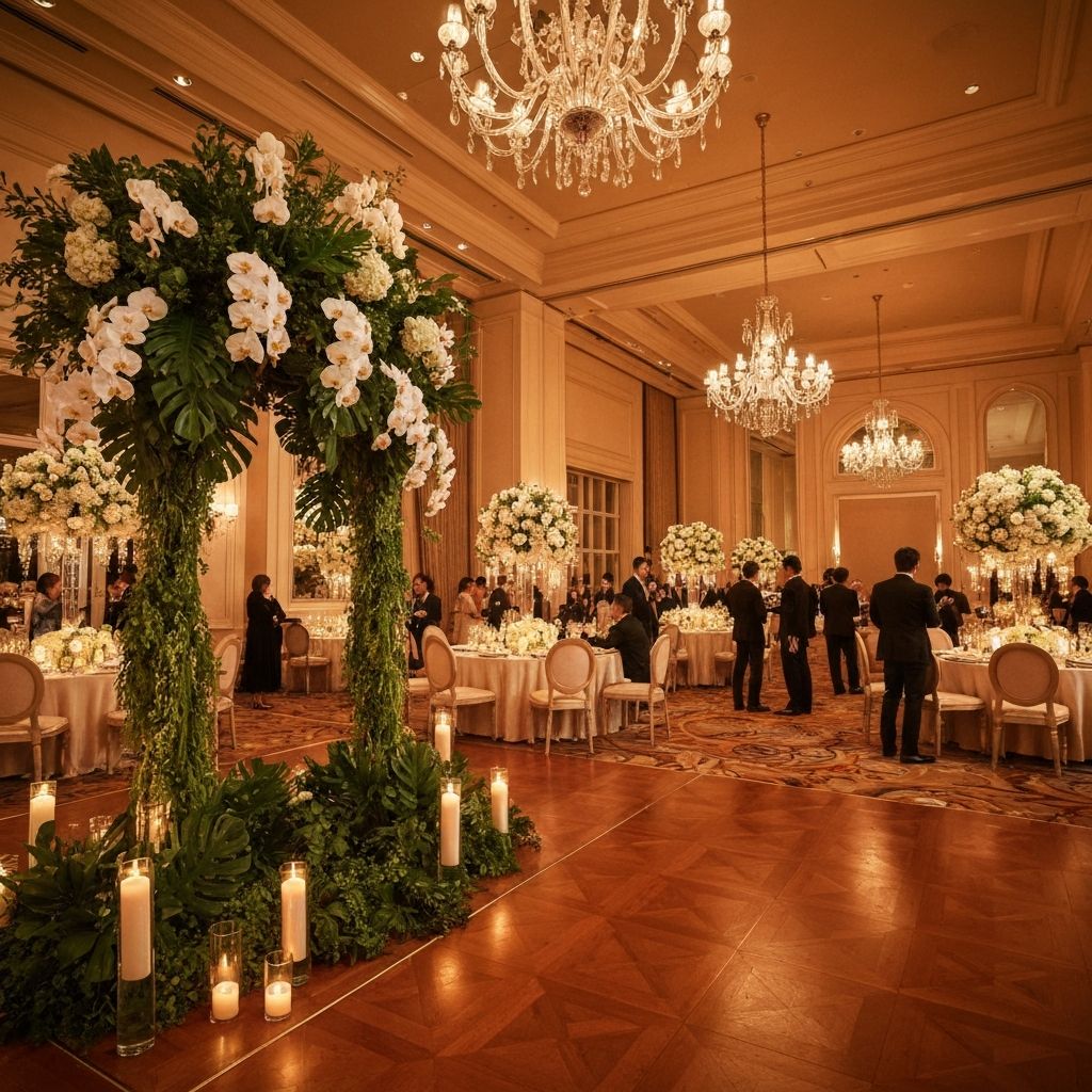 Elegant event setup